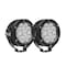 Westin Automotive AXIS LED AUXILIARY LIGHT 4.75IN FLOOD W/3W OSRAM (SET OF 2) BLACK (WIRING HARNESS & BRACKETS INCL) 09-12007B-PR - alternate 2